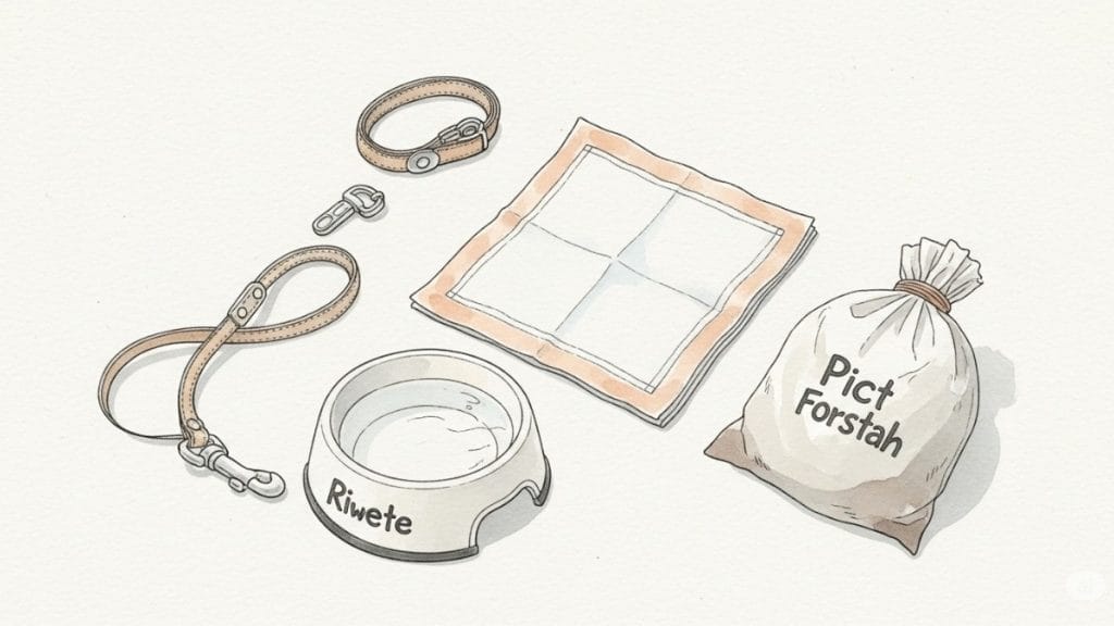 犬連れショッピングで必須の持ち物