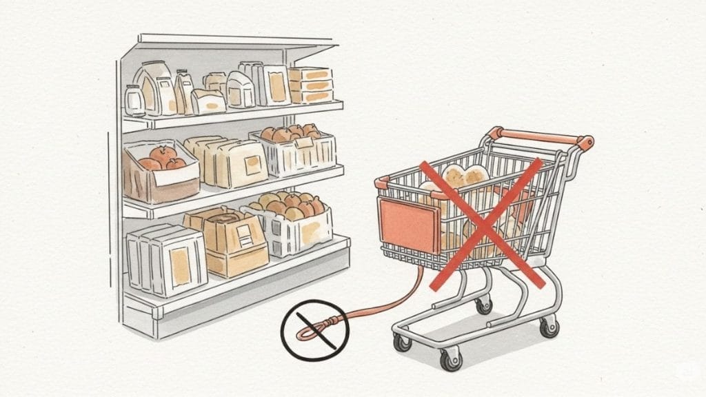 一緒に買い物できるスーパーはあるのか