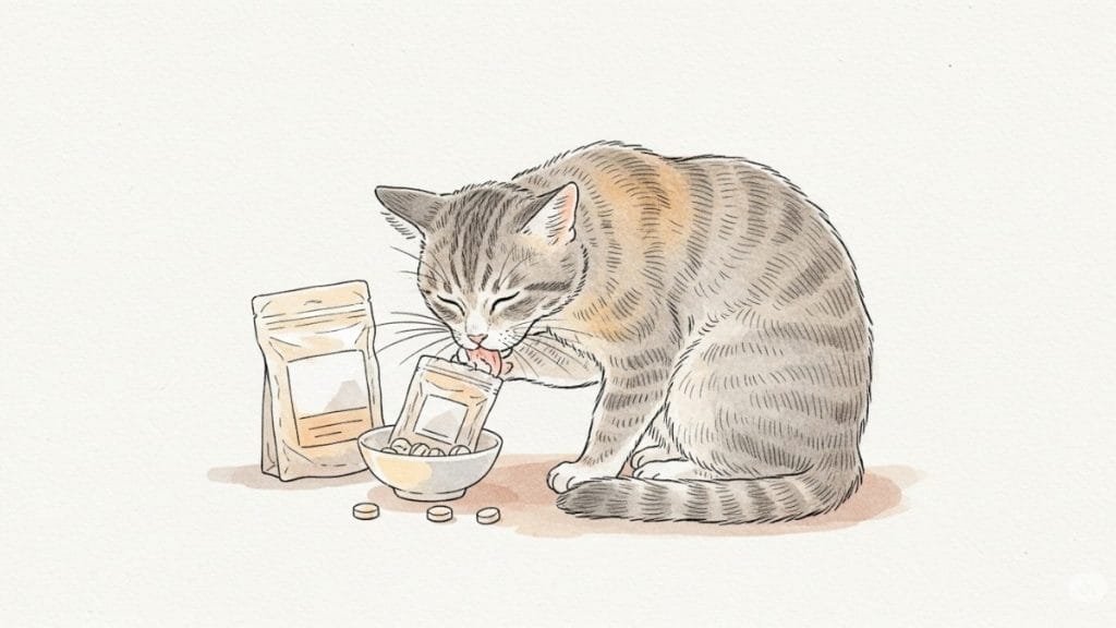 猫の過剰グルーミングとサプリの賢い選び方