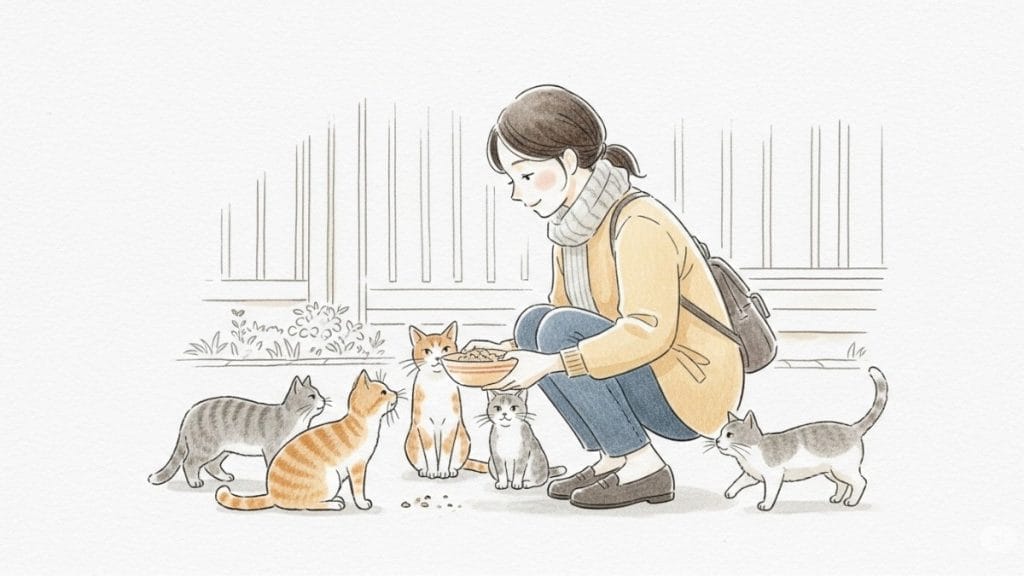 近隣から餌やりを注意された場合の考え方