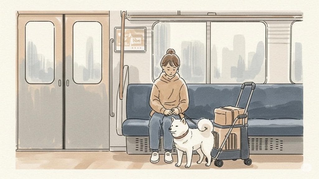 カインズで見つかる電車用ペットカート