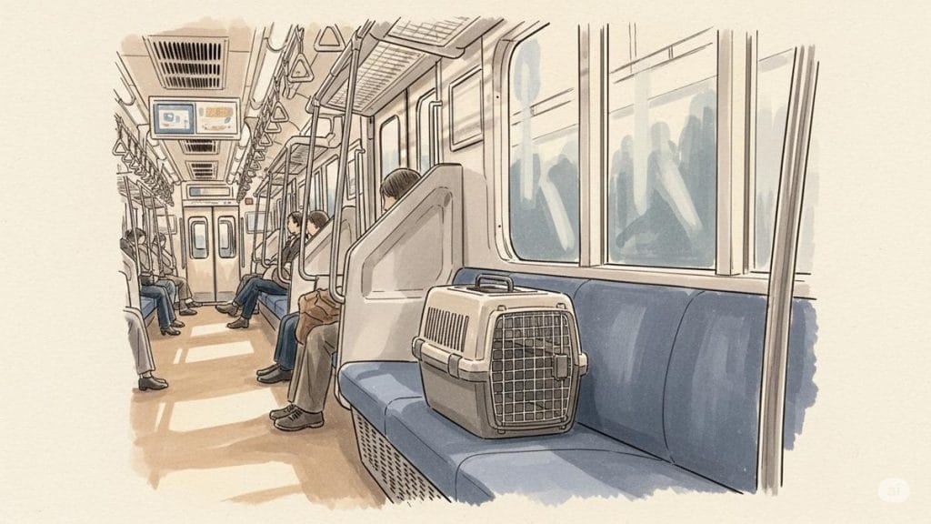 ペットの持ち込みと手回り品ルール