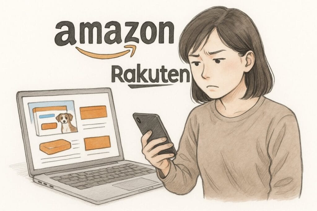 Amazonや楽天では本製品を購入できない