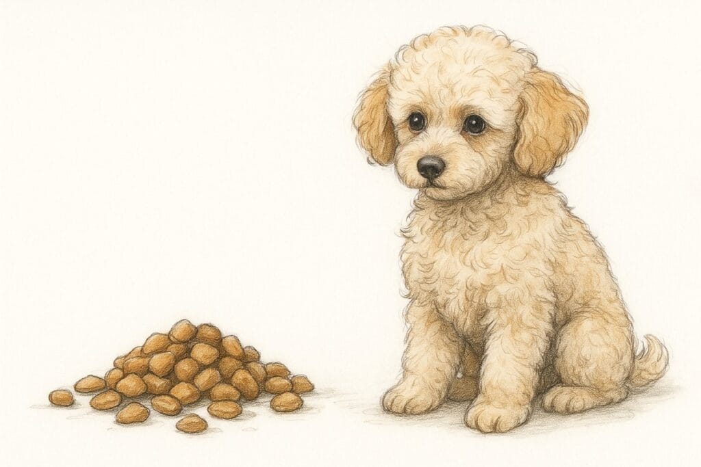 子犬の涙やけはいつまでケアする?食事と対策法