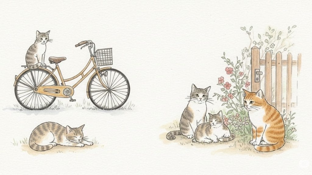 野良猫が2匹で行動する背景の理解