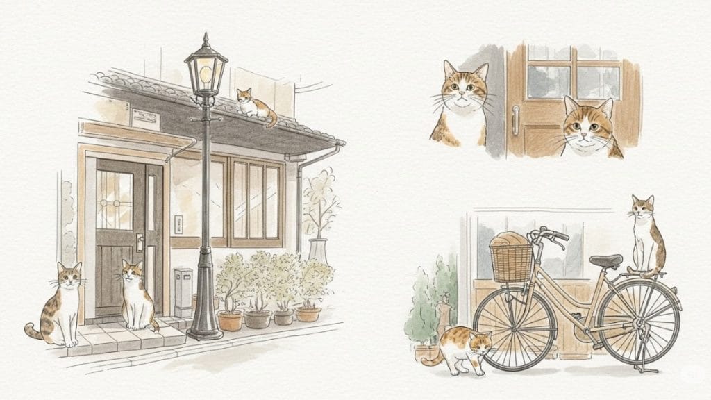 野良猫が2匹で行動する理由と社会性