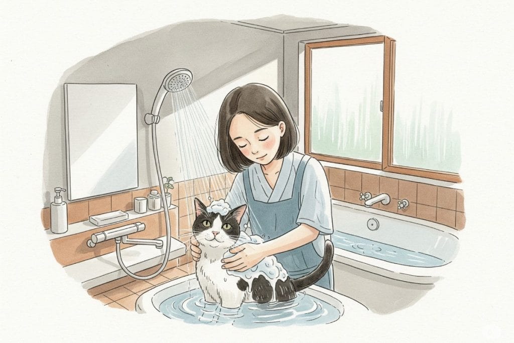 野良猫を拾ったらシャンプーは必要？健康と安全のための正しい対処法