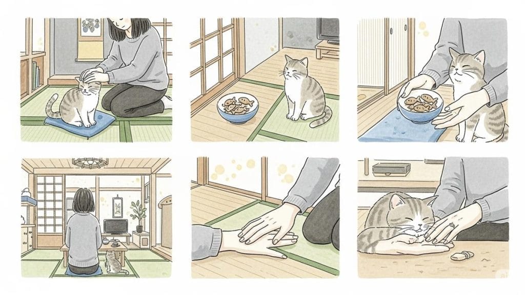 猫に返事をしてはいけない場面と正しい接し方