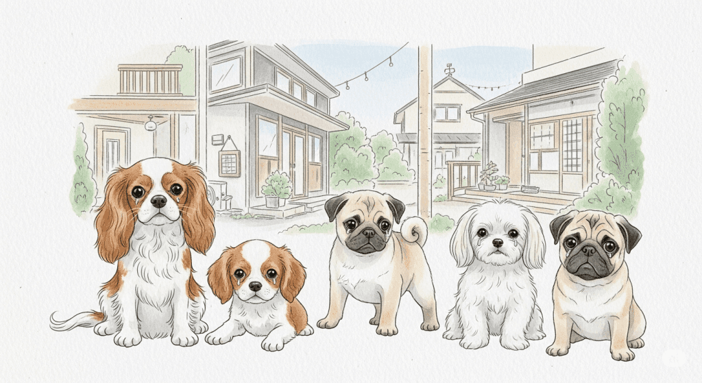 特に涙やけしやすい犬種は？
