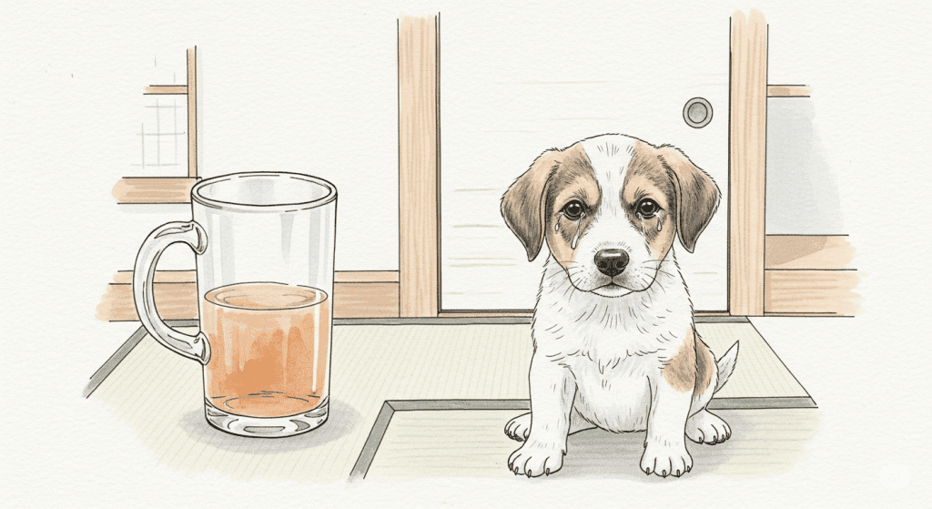 成長すれば子犬の涙やけは治る？