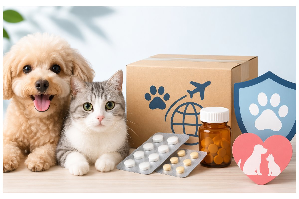 犬・猫・薬箱で表すぽちたま薬局の評判イメージ