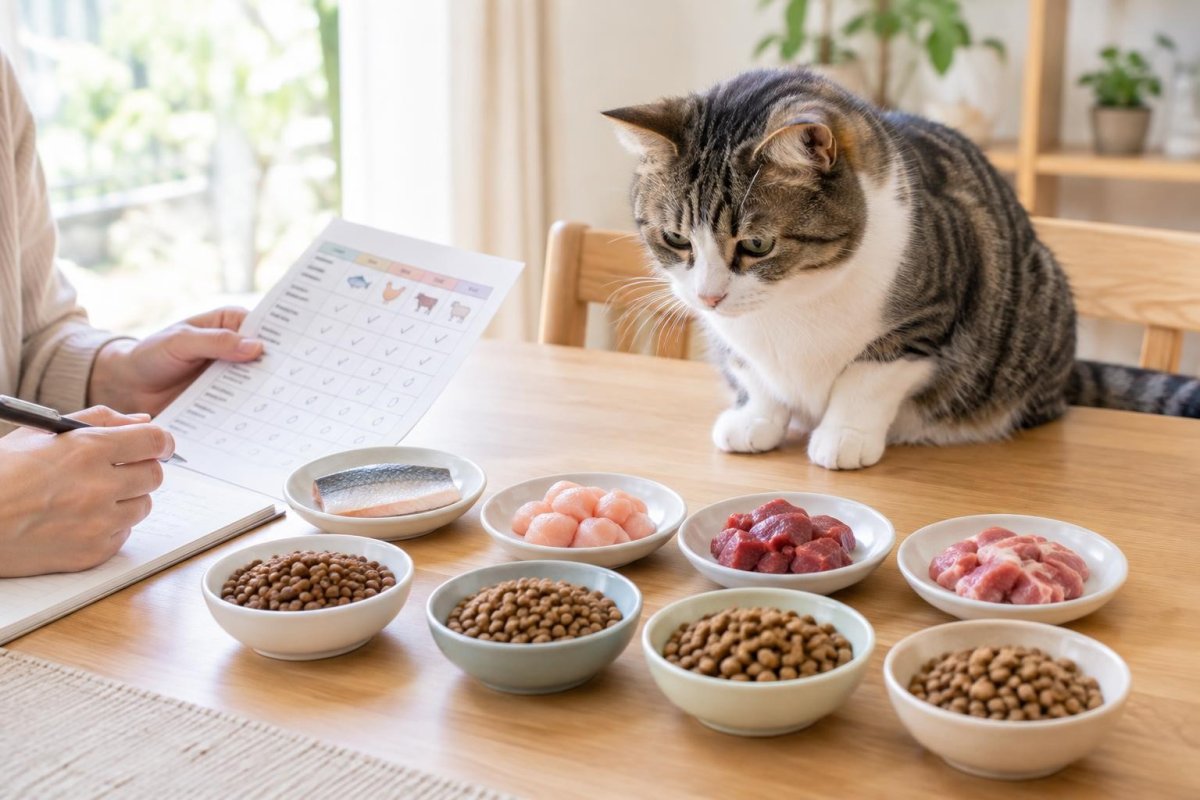キャットフードの味はどう違う？魚・チキン・ビーフなど主原料別に解説
