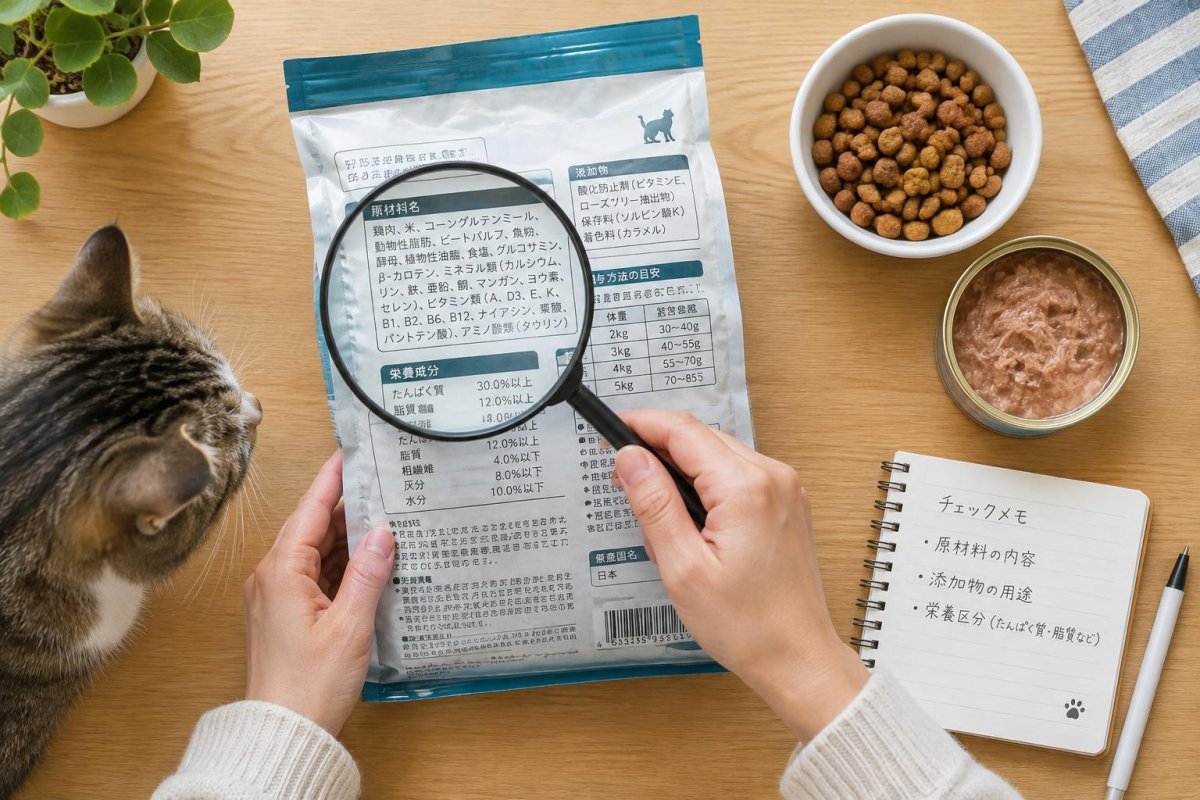 キャットフードのよくない成分とは？原材料・添加物の見分け方を解説