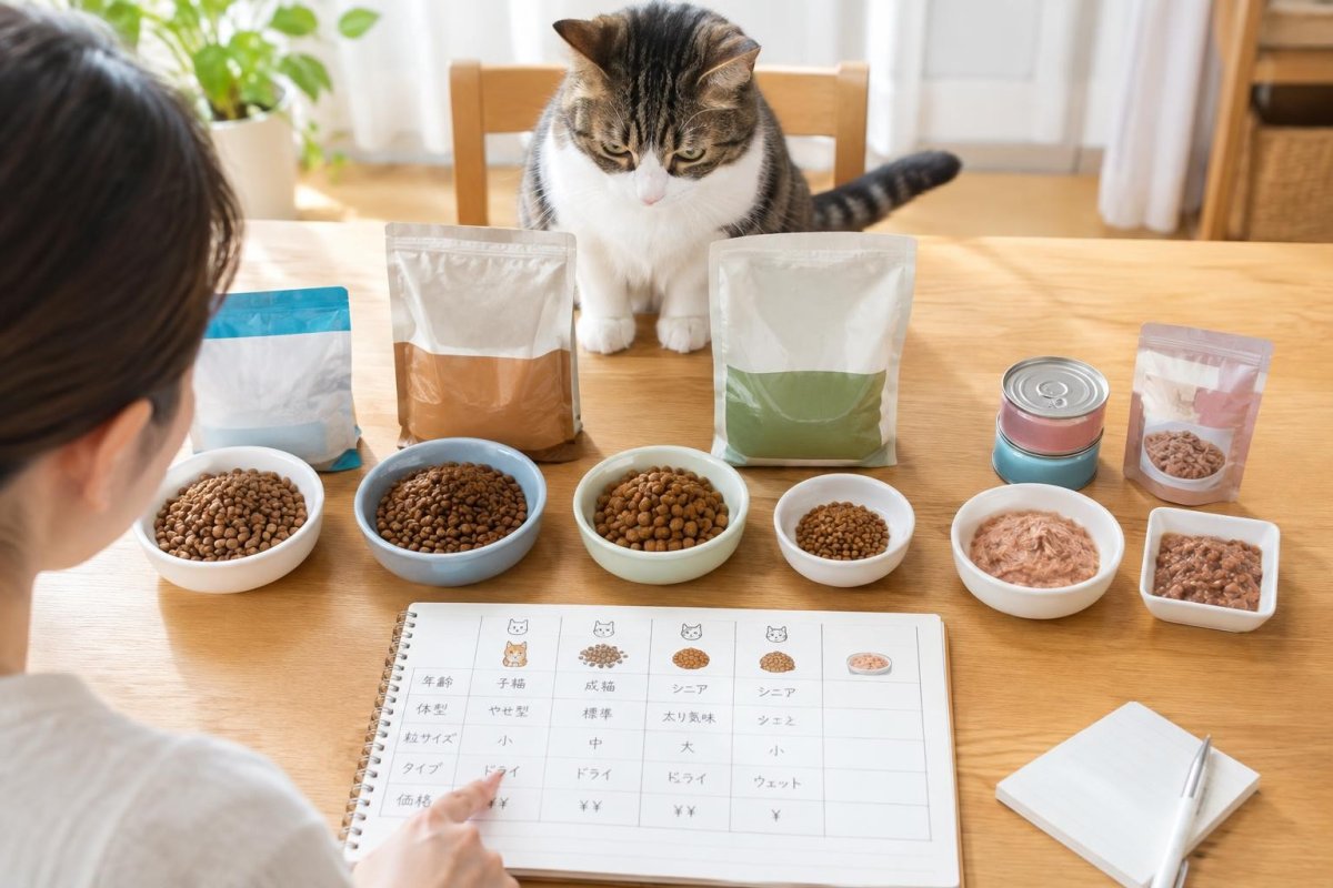 キャットフードおすすめ比較｜年齢・安全性・価格で失敗しない選び方