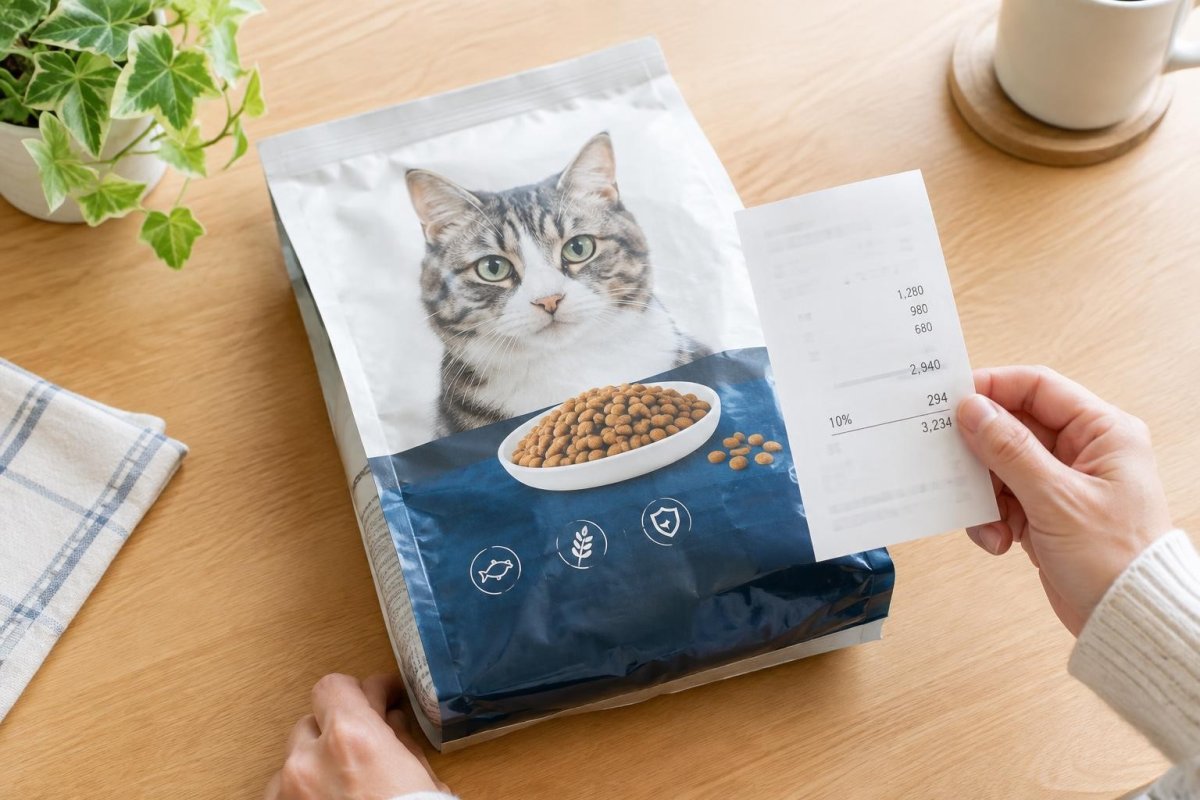キャットフードの税率は何％？雑貨扱いになる理由をわかりやすく解説