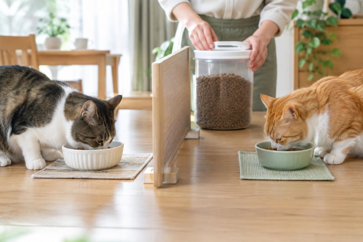 猫がキャットフードを盗み食いするのはなぜ？原因と防止策を解説