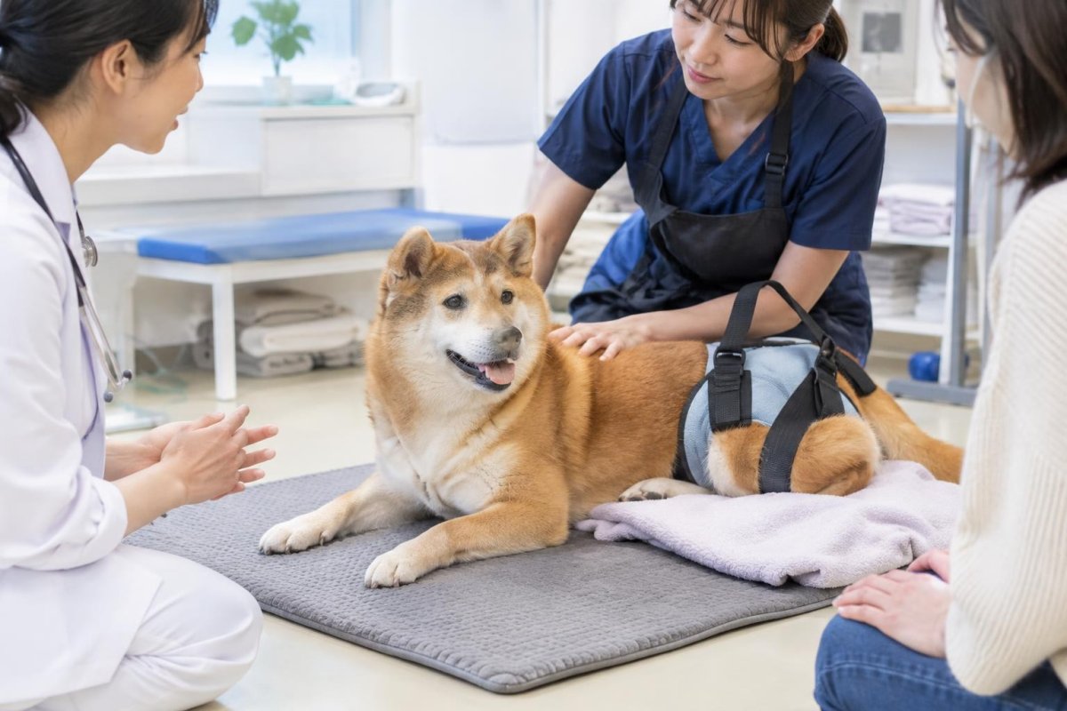 前十字靭帯断裂の犬はトリミングできる？回復期の姿勢と施術時の注意点