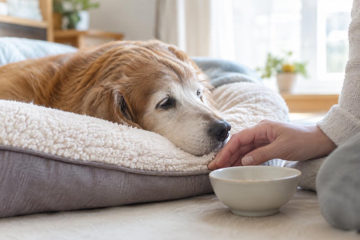 犬が最期に食べられないときは？老衰・末期の食事と無理をさせない考え方