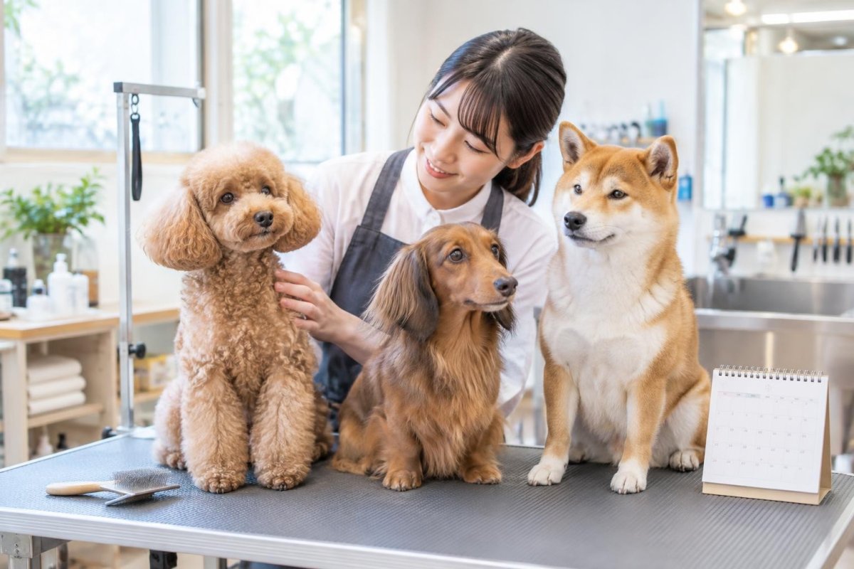 犬のトリミング頻度はどのくらい？犬種・被毛タイプ別の目安を解説