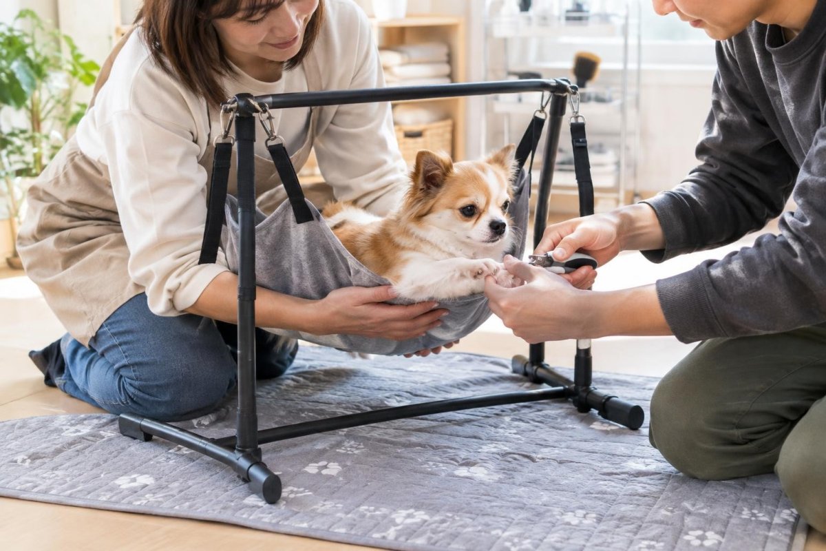 犬用トリミングハンモックは安全？使い方・向いている犬・注意点を解説