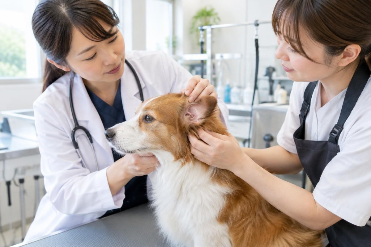 外耳炎の犬はトリミングして大丈夫？耳掃除・シャンプー時の注意点