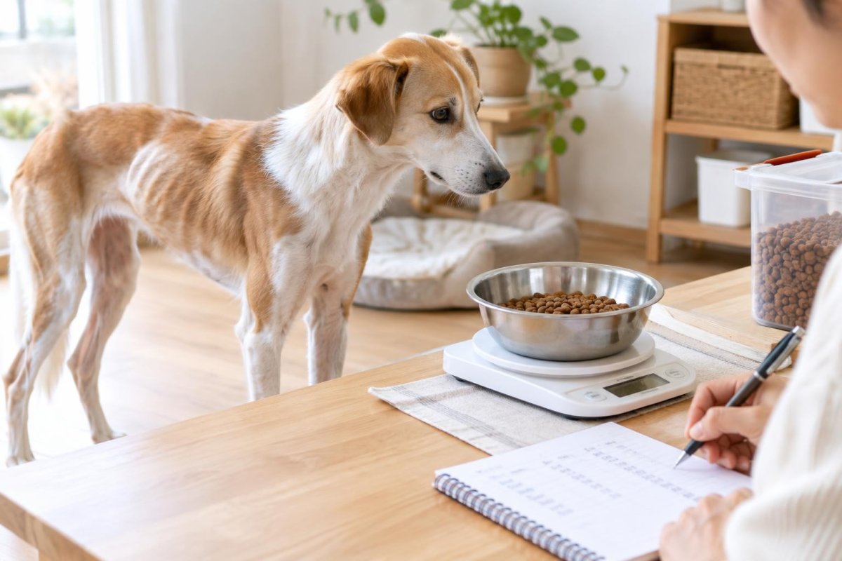 犬を太らせる食べ物はある？痩せた犬の体重を安全に増やす食事管理