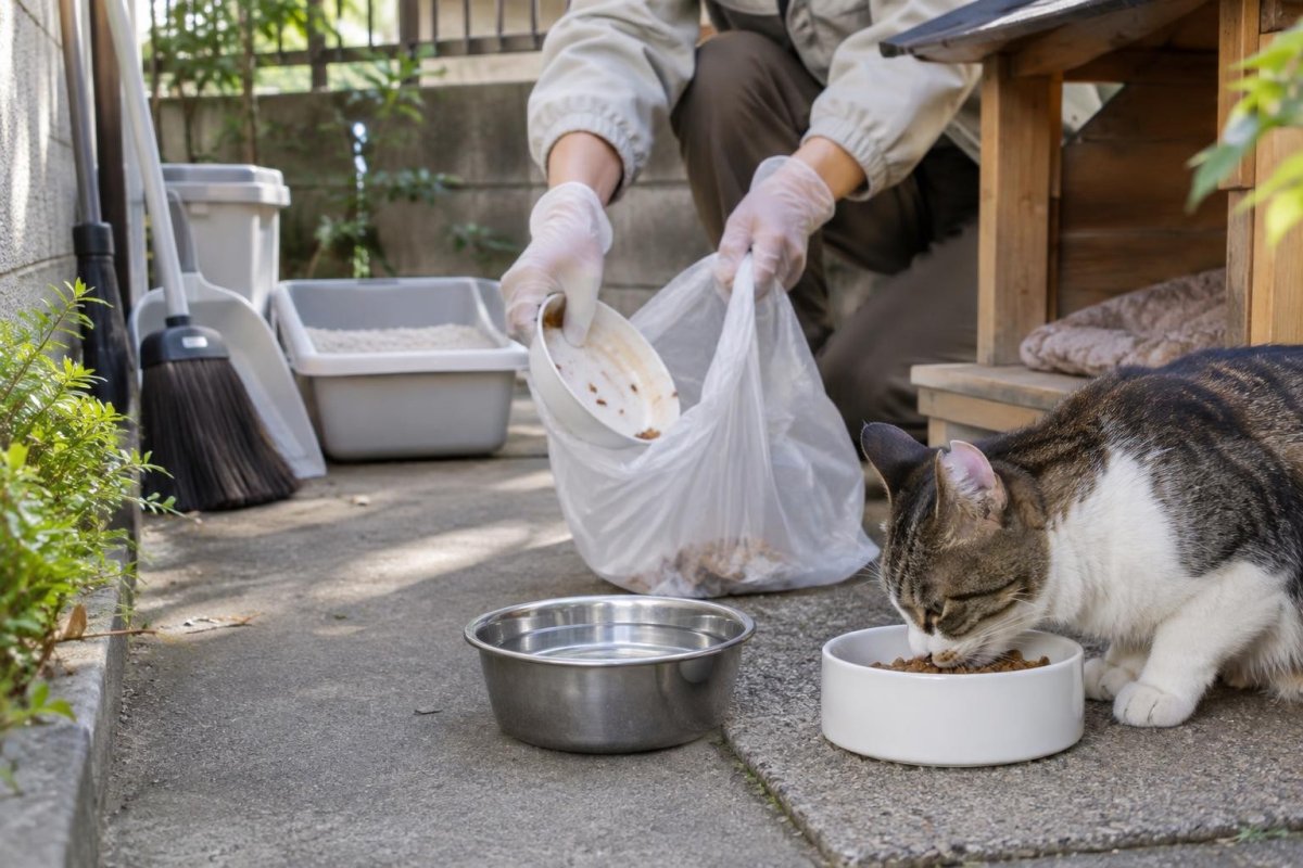 野良猫にキャットフードをあげる前に｜餌の選び方と餌やりの注意点