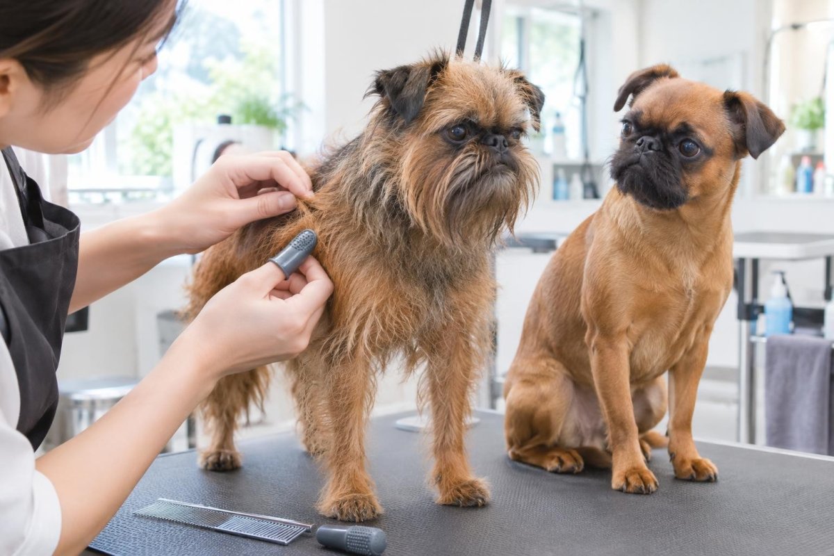グリフォン犬のトリミングはどうする？被毛ケア・頻度・プラッキングを解説