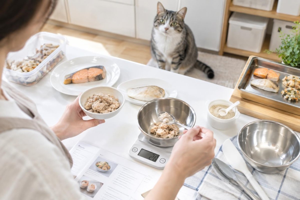 手作りキャットフードの基本｜レシピを考える前に知る栄養バランスと注意点