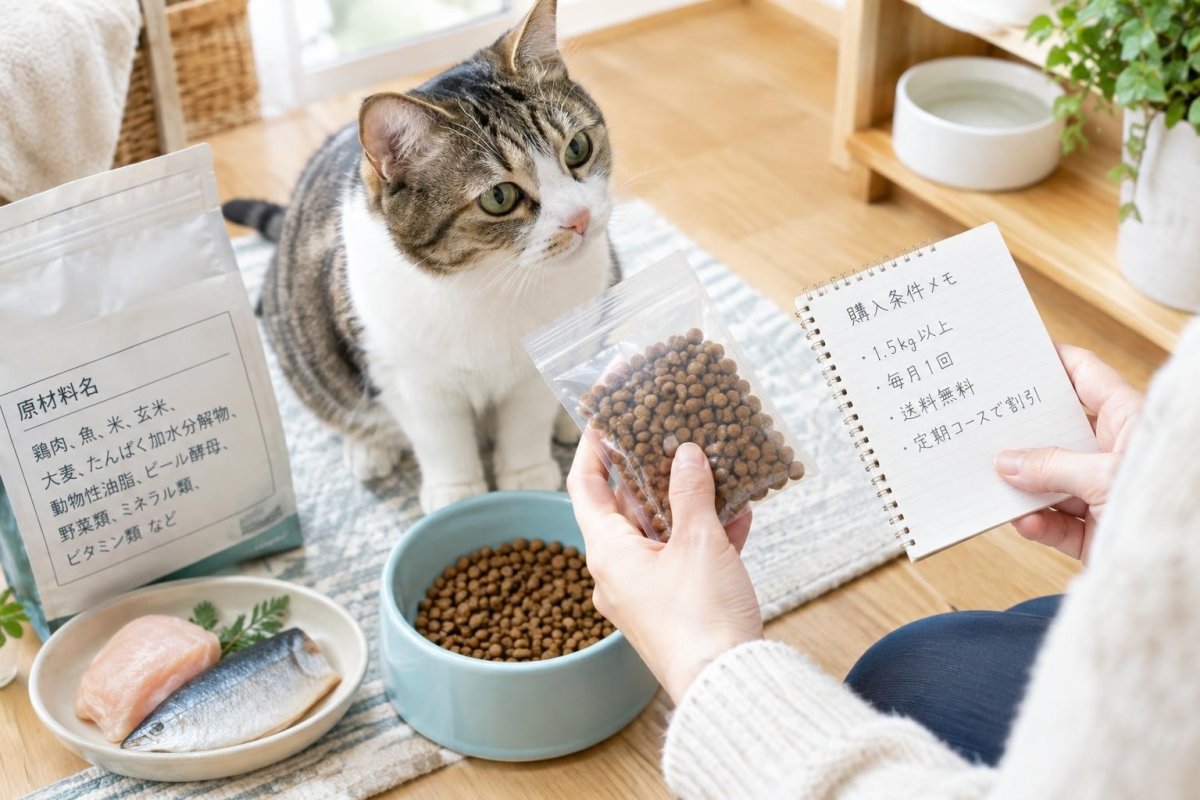 犬猫生活のキャットフードを解説｜特徴・原材料・選び方のポイント