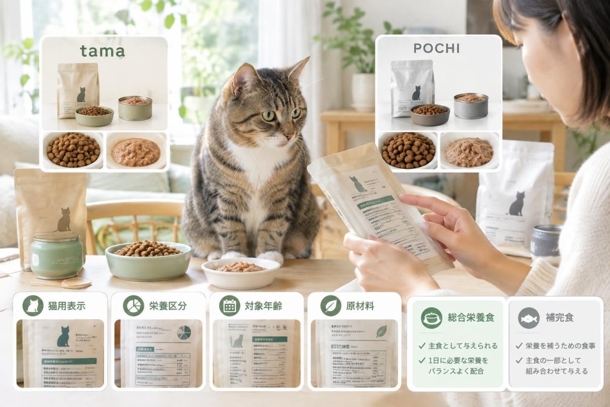 tamaのキャットフードを解説｜POCHIとの違いと商品選びのポイント