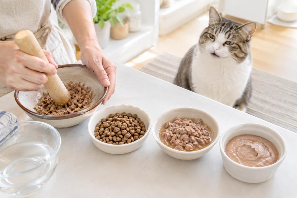 歯がない猫のキャットフードはどうする？砕き方・柔らかくする方法を解説