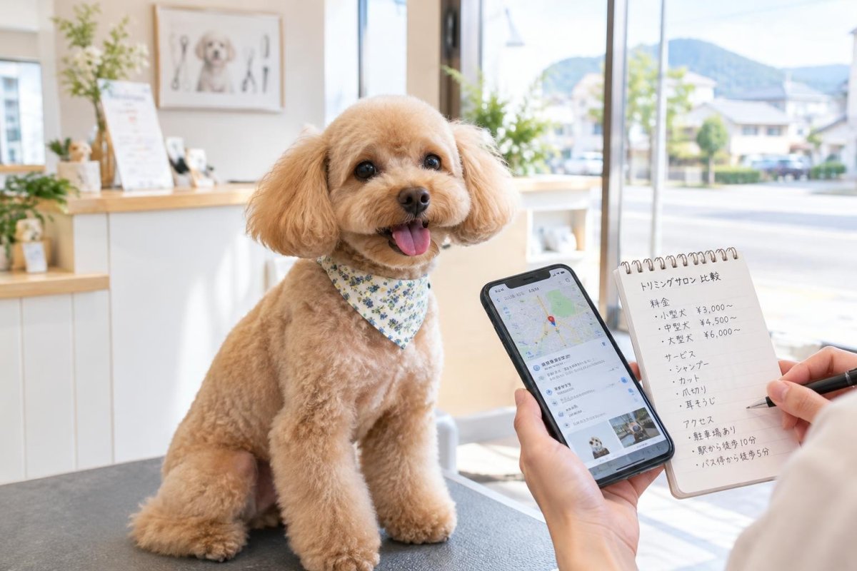 宇部市で犬のトリミングを探す方法｜料金・サービス・通いやすさを比較