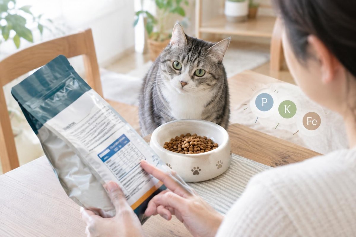 猫のミネラル補給と食べ物｜リン・カリウム・鉄の役割と注意点