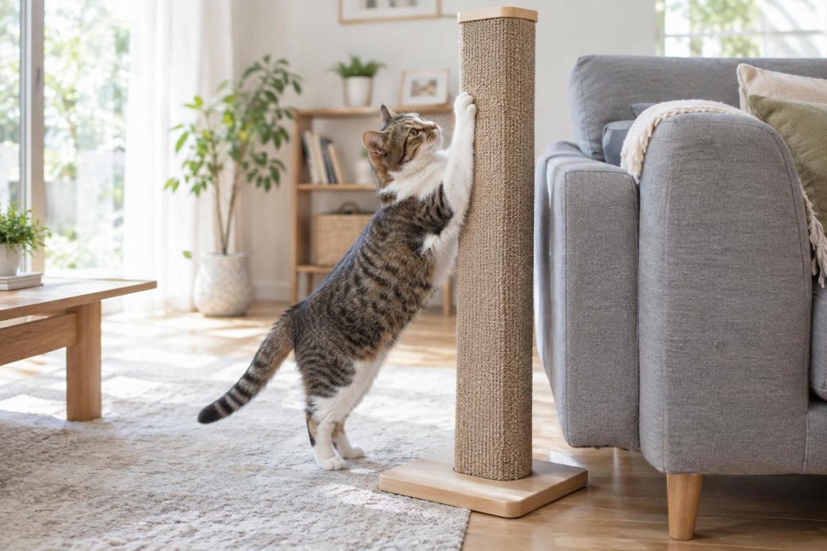 猫の爪とぎのしつけ方｜ソファで研がせないための環境づくりと対策