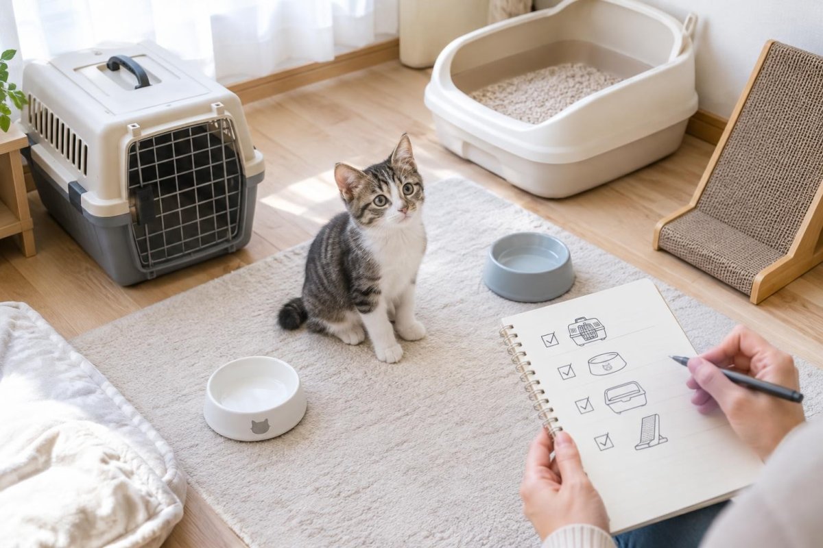 猫を飼うのに必要なもの一覧｜迎える前の準備と最低限そろえたい用品