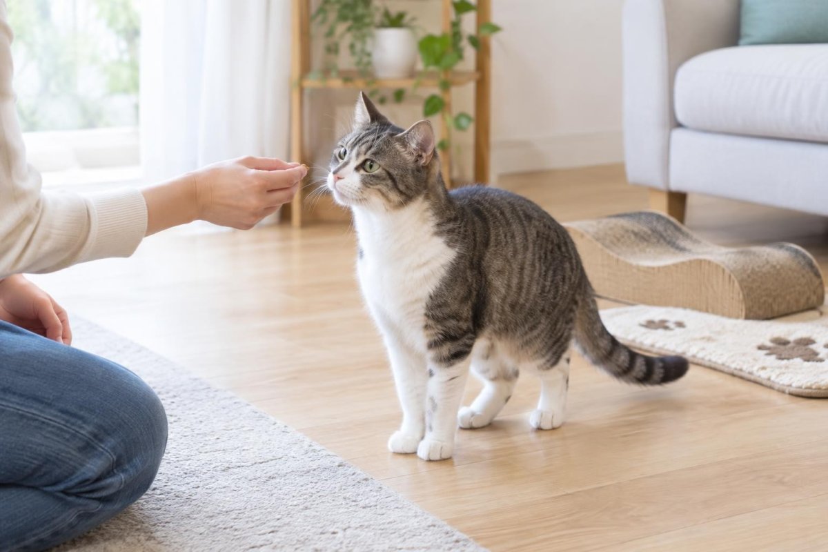 猫のしつけの仕方を解説｜いつから始める？ご褒美を使った教え方の基本