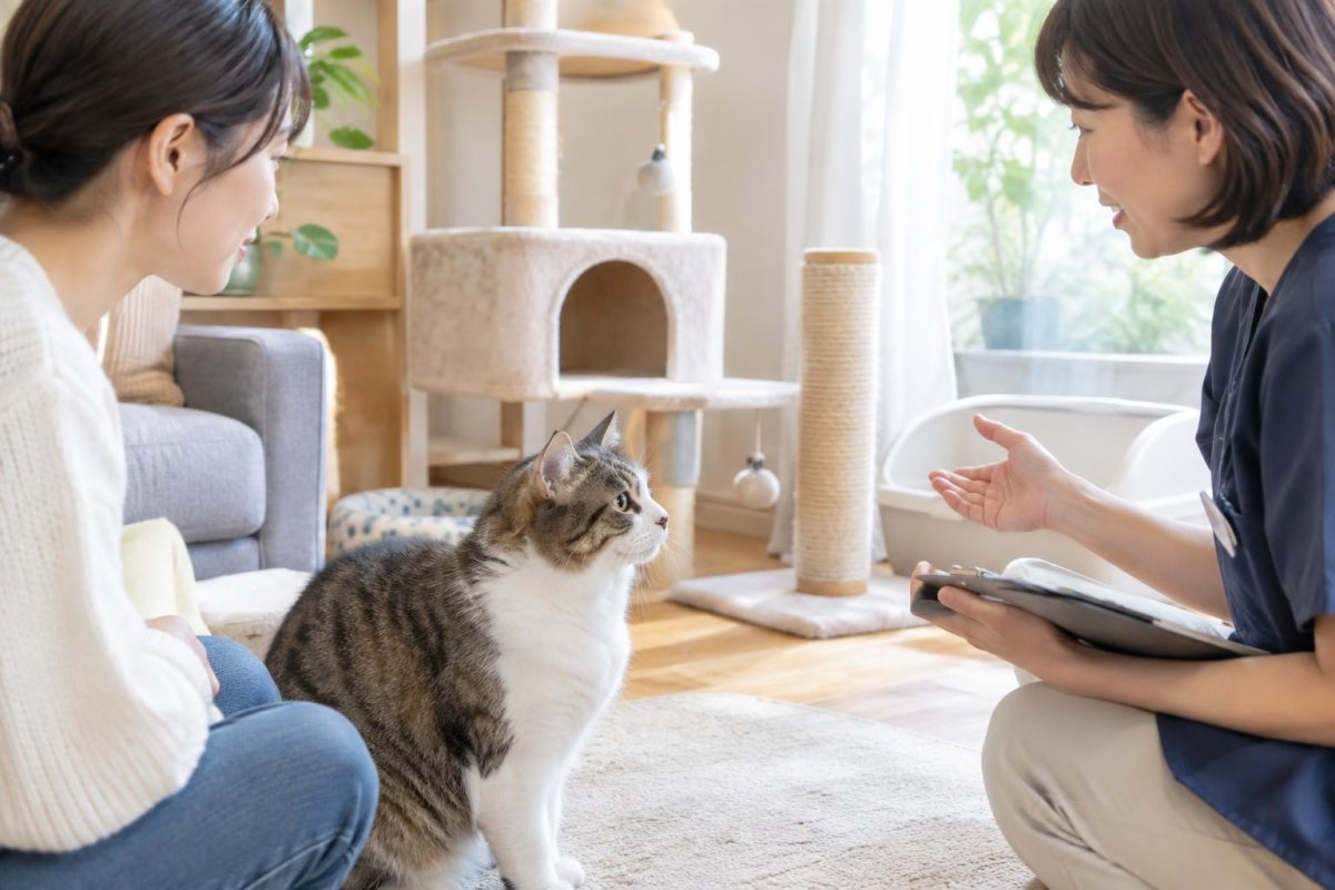 猫のしつけ教室・専門家への相談方法｜トレーナーや動物病院の選び方