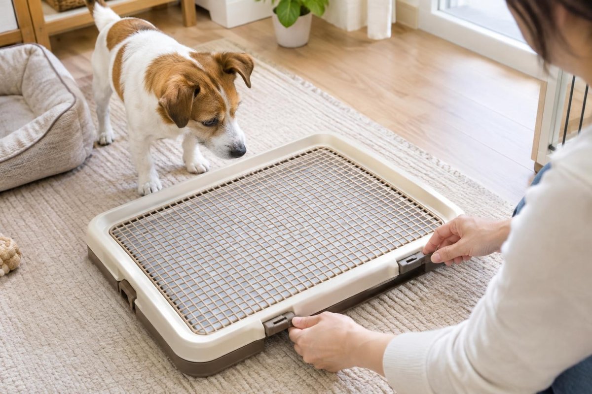 犬がトイレシートを破る・食べるのはなぜ？原因と安全な対策を解説