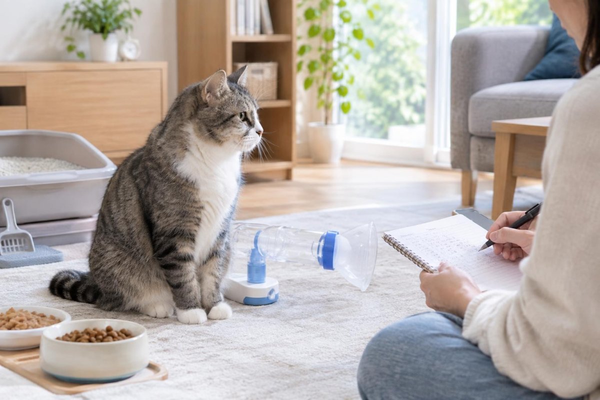 猫喘息と食べ物は関係ある？食事でできることと治療の考え方