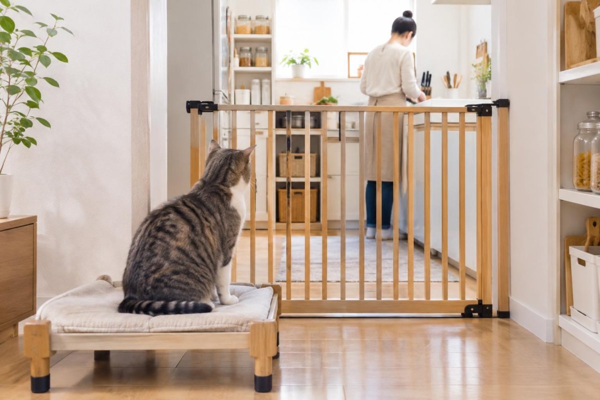 猫に行ってはいけない場所を教えるには？キッチン・テーブルへの侵入対策