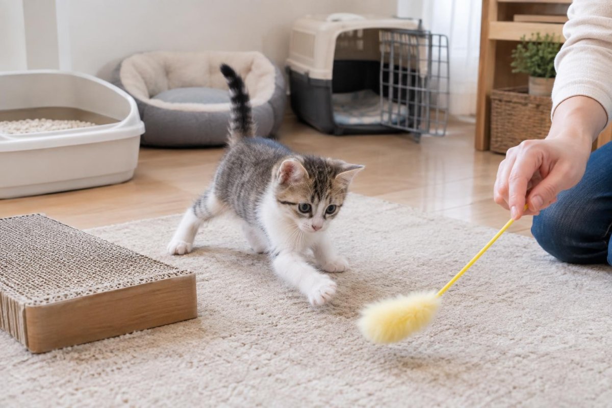 子猫のしつけ方｜生後2・3・4・5・6か月で教えたいことと注意点