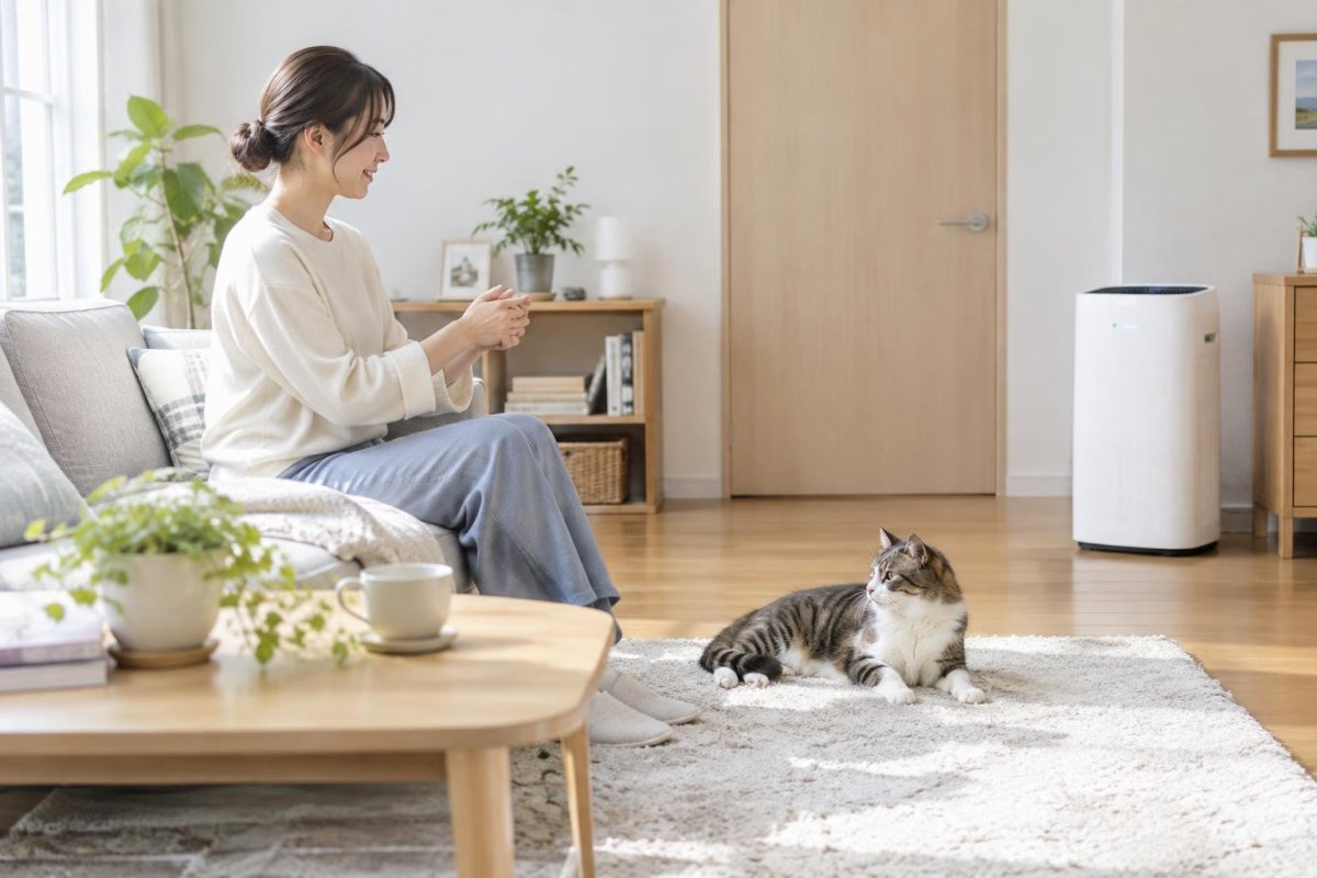 猫アレルギーでも猫は飼える？暮らし方・掃除・接触時の対策を解説