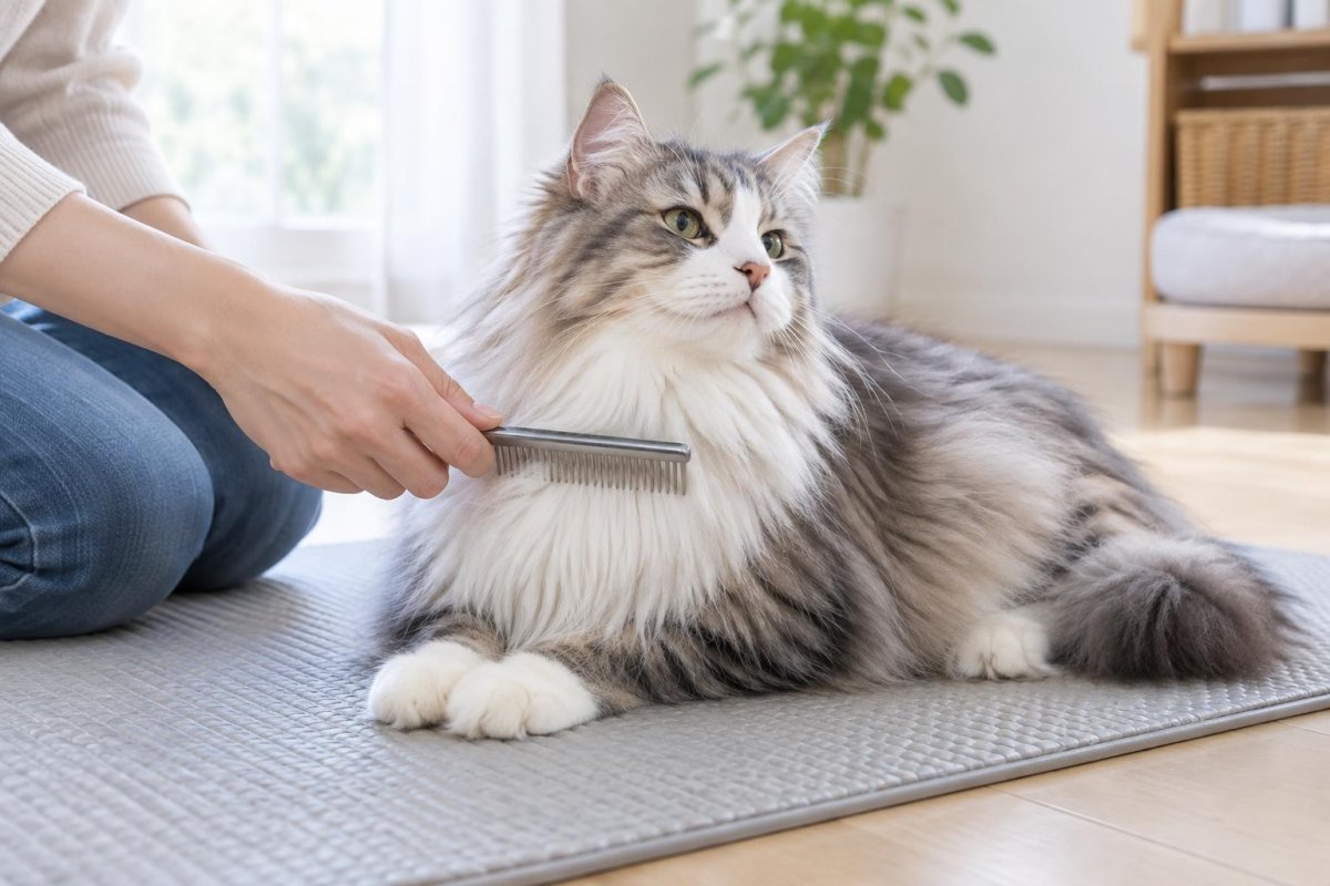 長毛猫の飼い方｜ブラッシング・毛玉・毛球対策と日常ケア