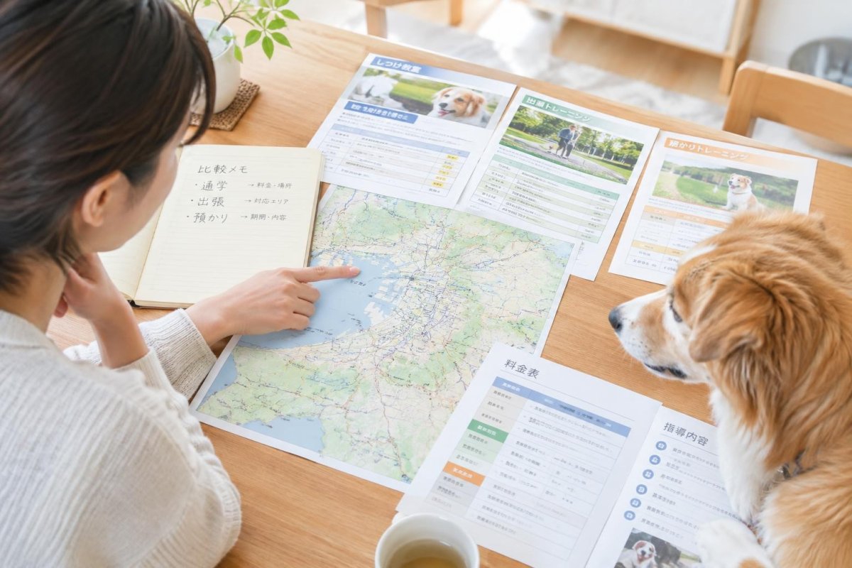 大阪の犬しつけ教室の選び方｜北摂・預かり訓練・料金を比較するポイント