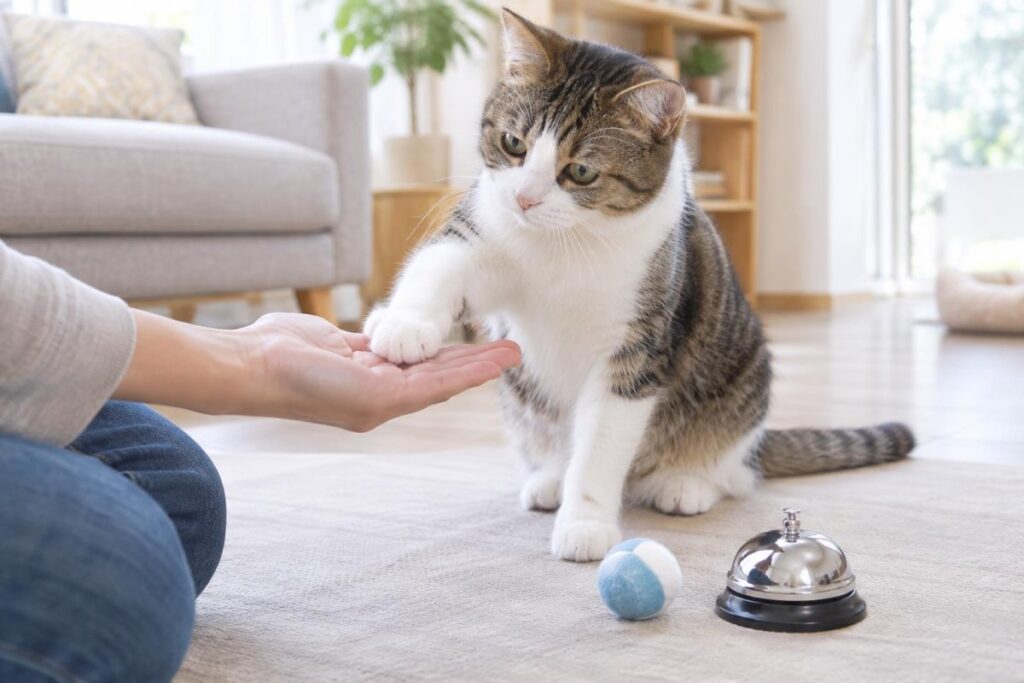 猫に芸をしつける方法｜お手・待て・呼んだら来るを教えるコツ