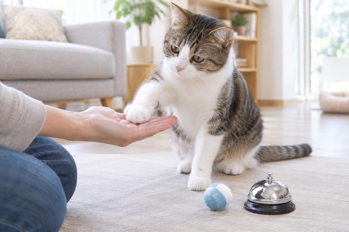 猫に芸をしつける方法｜お手・待て・呼んだら来るを教えるコツ